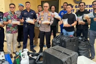 Ditpolair Baharkam Polri gagalkan penyelundupan 350 ribu baby lobster.