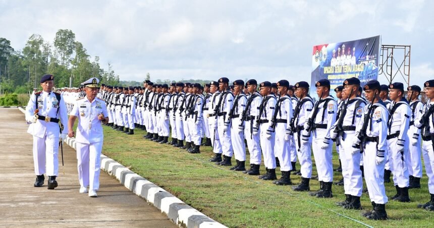 Lapangan Apel Mako Koarmada III Katapop, Distrik Salawati, Kabupaten Sorong, Papua Barat Daya, (06/09/2023).