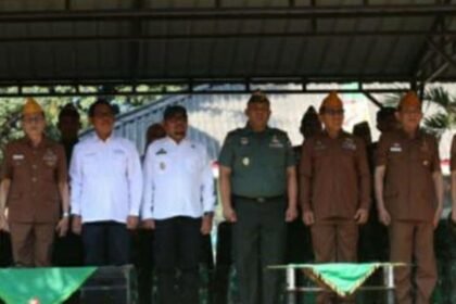 Pelatihan JSN 45 berlangsung di Rindam Kodam XIV/Hasanuddin, Pakatto Kabupaten Gowa, dibuka Wakil Ketua Umum I DPP Legiun Veteran Republik Indonesia (LVRI) Letjen TNI (Purn) Muzani Syukur sebagai Inspektur Upacara, Kamis lalu (7/9/2023).