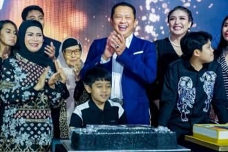 Tasyakuran Ulangtahun ke-61, Ketua MPR RI Bamsoet di Jakarta, Minggu malam (10/9/2023).