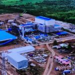 Tampak Smelter Kalla Group yang dibangun di Desa Karang-karangan dan Desa Bukit Harapan, Kecamatan Bua, Kabupaten Luwu, Provinsi Sulawesi Selatan (Sulsel) menggunakan sumber energy terbarukan hydro power, (15/09/2023).