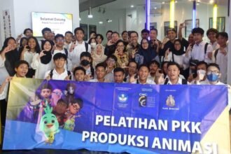 Diklat PKK Animasi 3D di Gedung CMC Kelapa Gading pada Kamis (14/9/2023). Peserta diklat Animasi 3D dan game ini dilatih langsung oleh para profesional Castle Production.