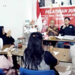 Pendidikan dan latihan (diklat) jurnalistik yang digelar Partai Solidaritas Indonesia (PSI) Kota Makassar, Jumat-Sabtu (22-23 September 2023).