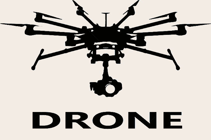 Ilustrasi drone.