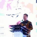 Dirjen Dukcapil Teguh Setyabudi saat mewakili Mendagri Tito Karnavian dalam Rakornas Kolaborasi Implementasi SPBE Nasional yang diselenggarakan Kementerian Komunikasi dan Informasi. (Foto-foto: Dukcapil/Lukman)
