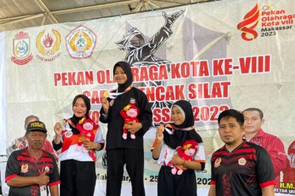 Event Porkot Klas B Putri pencak silat menduduki juara II Medali Perak atas nama Nur Afifah mewakili dari Kecamatan Tallo pada kejuaraan Porkot Ke VIII 2023 yang dilaksanakan di tribun karebosi dari tanggal 23 sampai 25 Oktober lalu.