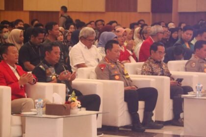 Kuliah kebangsaan, di Universitas Hasanuddin (Unhas) Makassar dengan tema ‘Polri – Prediktif, Responsibilitas dan Transparansi Berkeadilan (Presisi) dalam Menjamin Stabilitas Sosial dan Penegakan Hukum Menuju Indonesia Emas 2045’, Jumat (20/10/2023) di Unhas Makassar.