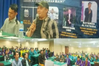 Badan Eksekutif Mahasiswa Seluruh Indonesia Wilayah Sumatera Bagian Utara (BEM SI SUMBAGUT) gelar Focus Group Disscusion (FGD) membahas terkait putusan Mahkamah Konstitusi (MK), Jumat (20/10/2023).