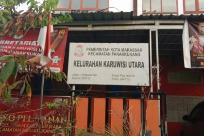 Kantor Kelurahan di Kota Makassar, (19/10/2023).