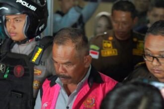 Tersangka AA dan kawan-kawan perkara korupsi dan mafia tanah pada pembangunan bendungan Pasellorang di Kabupaten Wajo-Sulsel.
