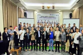 Rapat Kerja Nasional (Rakernas) I Pro Jurnalismedia Siber (PJS) dibuka secara resmi oleh Ketua Dewan Pembina DPP PJS Irjen Pol (Purn) Anton Charlian, di Convention Hall Grand Palace Kemayoran Jakarta Pusat, Sabtu malam lalu, (28/10/2023).
