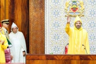 Raja Mohammed VI memimpin pembukaan sidang pertama tahun legislatif ketiga Badan Legislatif ke-11, pada hari Jumat lalu 13 Oktober di Rabat.