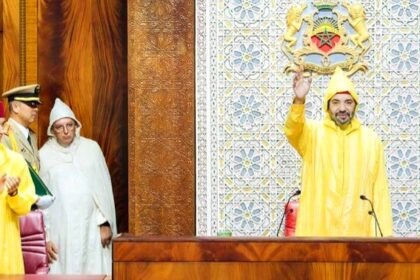 Raja Mohammed VI memimpin pembukaan sidang pertama tahun legislatif ketiga Badan Legislatif ke-11, pada hari Jumat lalu 13 Oktober di Rabat.