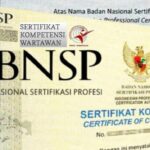 Ilustrasi Sertifikat Kompetensi Wartawan, LSP Pers Indonesia Berlisensi BNSP.