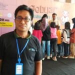 Foto : Anselmus A.R. Masiku, ketua panitia Gebyar Lomba Hari Guru CKN Sulsel.
