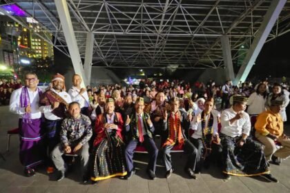 Hari Jadi Garda Flobamora Ke-4 di Tribune Karebosi Makassar.