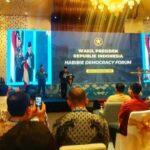 Dalam rangka memperingati 24 tahun berdirinya The Habibie Center, organisasi nirlaba ini menyelenggarakan acara Habibie Democracy Forum, bertempat di Sasono Mulyo III Ballroom Hotel Le Meridian, Jakarta Pusat, Rabu, 15 Novemver 2023.