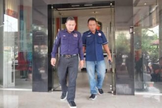 Heintje Mandagi menyambangi Markas Besar Polda Sumatera Utara Kamis, (23/11/2023)