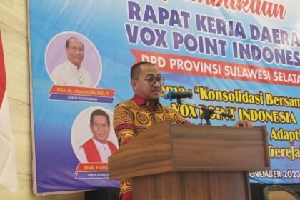 Rapat Kerja Daerah (Rakerda) Vox Point Indonesia DPD Sulsel tahun 2023.