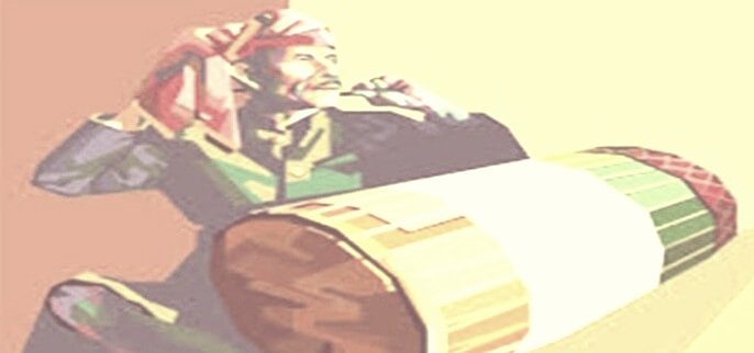 Ilustrasi Gendang Makassar.