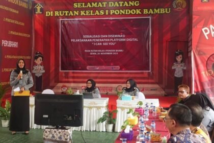 Aplikasi platform digital I Can See U (ICU) yang diciptakan PT Masterdata Digital Cyberindo secara resmi diluncurkan pada Senin, (20/11/2023) di Rutan Kelas I Pondok Bambu, Jakarta Timur.