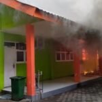 Kebakaran di MAN 1 Kota Makassar, Rabu (29/11/2023).
