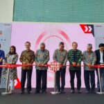 Pembukaan pameran IndoBuildTech Expo B2B 2023 di JIExpo Kemayoran, Jakarta Rabu (29/11/2023).