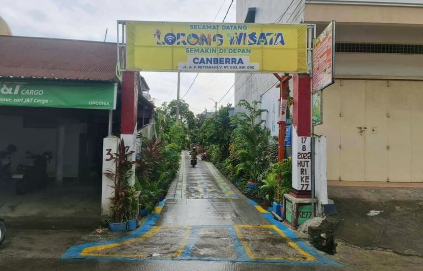 Program Longwis (lorong wisata) Kelurahan Tamamaung Kota Makassar.