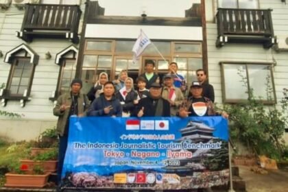 program kunjungan studi wartawan pariwisata PPWI ke Jepang, Rabu (8/11/2023).