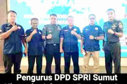 DPD SPRI Sumut (Serikat Pers Republik Indonesia) dalam acara silaturahmi Kodam I/BB.
