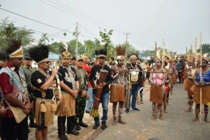 Festival Budaya Sejuta Rawa II di Kabupaten Mappi telah berlangsung meriah, Sabtu (18/11/2023).