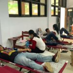Himpunan Mahasiswa Mesin Fakultas Teknik Universitas Kristen Indonesia (HMM UKI) Toraja menyelenggarakan kegiatan donor darah Kakondongan, 11 Desember 2023.