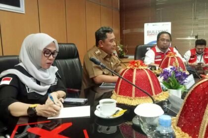 Bahas Kelangkaan BBM di Pertamina Regional Sulawesi, tampak Penjabat Gubernur Sulsel, Ketua DPRD Sulsel dan Forkopimda Sulsel, (18/12/2023).