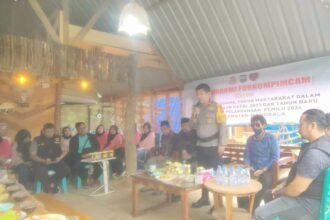 Silaturahmi Forkopimcam Manggala Kota Makassar, Sabtu (9/12/2023).
