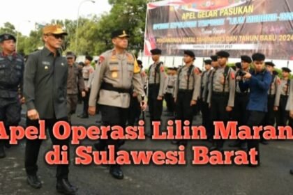 Operasi Lilin Marano di Sulbar dimulai 22 Desember hingga 2 Januari 2024. 