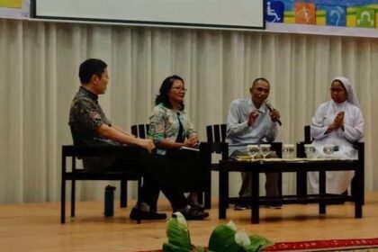 Disabilitas Internasional yang dirayakan setiap tahun di seluruh dunia, termasuk di Indonesia yang hari ini dilakukan talk show di Aula Keuskupan Agung Makassar, Minggu (3/12/2023).