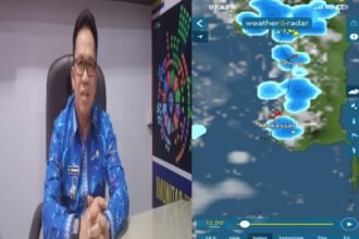 Kolase Camat Rappocini, M. Aminuddin dan aplikasi radar cuaca dalam antisipasi kondisi cuaca di lingkungan terkhusus kecamatan Rappocini.