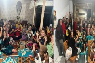 Kunjungan sosialisasi caleg kota dapil 2, Sienny Wahyuni Tantular di kelurahan Tallo dan kelurahan Bunga Ejaya.