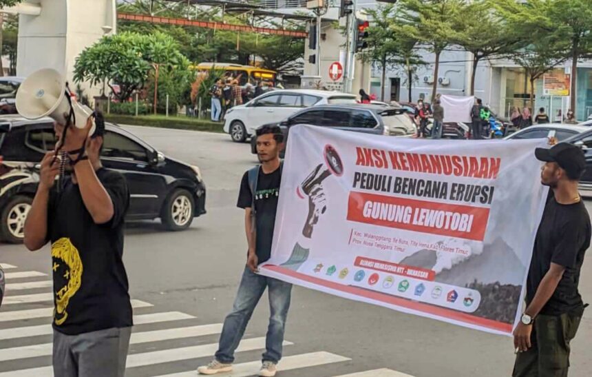 Peduli Lewotobi: Aksi Kemanusiaan dan Open Donasi Mahasiswa NTT di Kota Makassar.