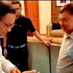 Anies menginap di kediaman pribadi Jusuf Kalla di Kota Makassar, (16/1/2024).