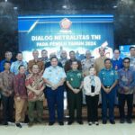 Dialog netralitas TNI pada Pemilu 2024 di Balai Wartawan Puspen TNI, Mabes TNI, Cilangkap-Jakarta Timur.