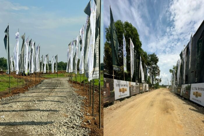 Grand Alim Residence dibangun di atas lahan seluas 35.710 m2, menghadirkan tipe 36 (6x12) dan dipasarkan dengan harga Rp173 juta.