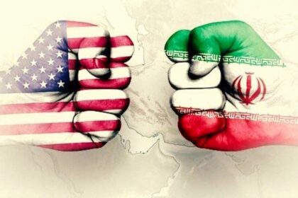 Ilustrasi ketegangan geopolitik dua negara. (@Mbok_Srintil/HO)