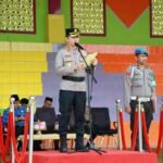 Kapolres Enrekang AKBP Dedi Surya Dharma memimpin upacara bendera dalam rangka Hari Kesadaran Nasional (HKN) di Alun-alun Lapangan Abubakar Lambogo, Batili-Enrekang, Rabu (17/1/2024).