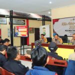 Kegiatan laporan capaian kinerja telah berlangsung di Lobby Satuan Reskrim Mapolres Takalar, Minggu (31/12/2023).