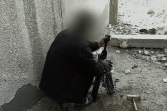 Mortir lava, senjata yang telah menjadi ciri khas Mujahidin Brigade Al-Quds.
