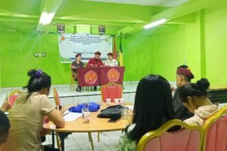 Gelaran Rapat Umum Anggota Komisariat (RAK) PMKRI Cabang Makassar Universitas Pancasakti periode 2024-2025.