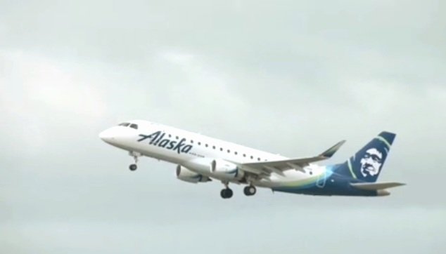 Pesawat Alaska Airlines.