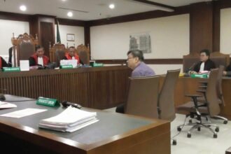 Sidang perkara pidana khusus No. 731/Pid.Sus/2023/ PN Jkt.Pst., di Pengadilan Negeri Jakarta Pusat yang dipimpin oleh Ketua Majelis Hakim Toni Irfan, SH.