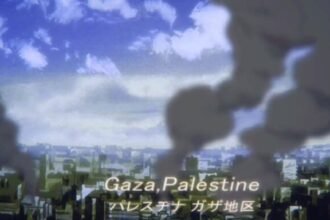 Ilustrasi Anime dari Jepang: GAZA Changing the World. (threads @ahmadchinnawi)